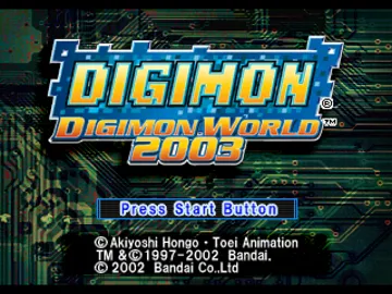 Digimon World 2003 (EU) screen shot title